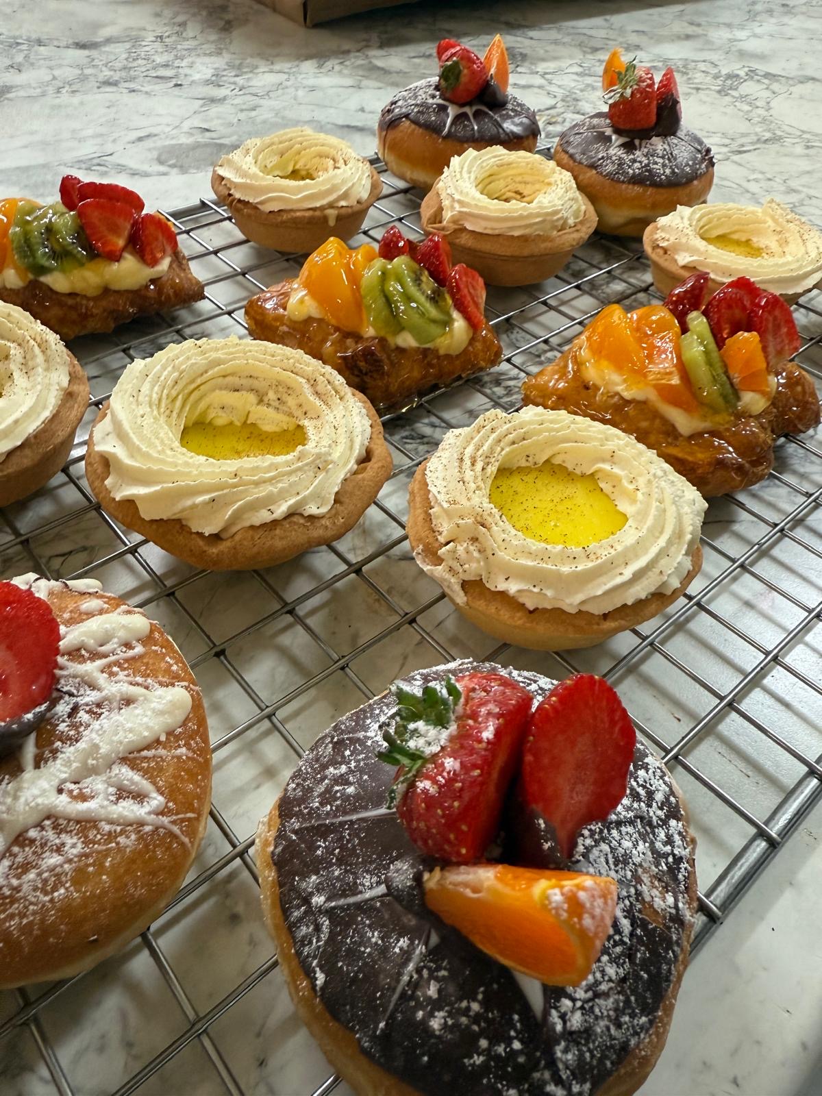 Close up of pies and baked goods